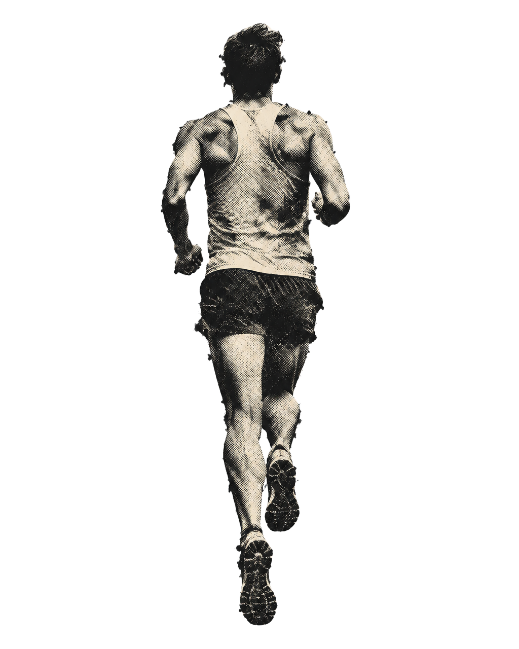 Runner from behind